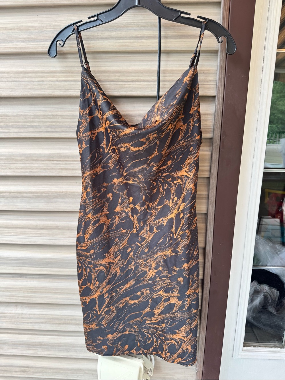 Urban Outfitters Mallory Marble Slip Dress - Picture 3 of 4